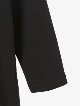 HOMME メンズ メンズ オーガニックコットン メルトン カーディガンプレッション ”Yvan” ブラック