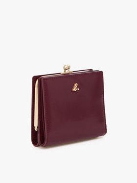 VOYAGE ウィメンズ バッグ＆ウォレット ガラスレザー 二つ折り ウォレット ”Gloria” XAW05-01 レッド系その他