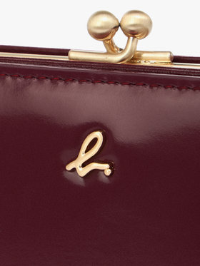 VOYAGE ウィメンズ バッグ＆ウォレット ガラスレザー 二つ折り ウォレット ”Gloria” XAW05-01 レッド系その他