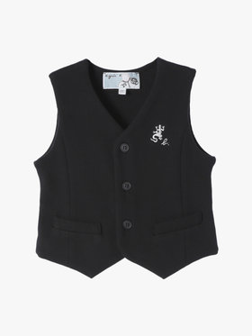 ENFANT ベビー ベビー ジレ ブラック