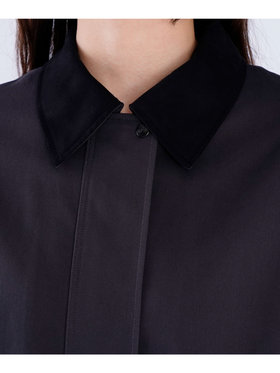 To b. by agnès b. 【Outlet】コットン ピーチ ツイル ジャケット グレー