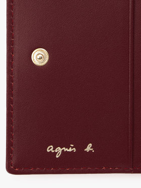 VOYAGE ウィメンズ バッグ＆ウォレット ガラスレザー 二つ折り ウォレット ”Gloria” XAW05-01 レッド系その他