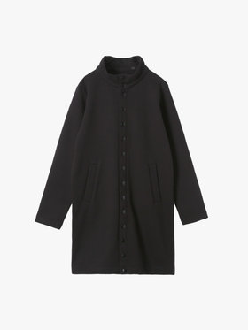 HOMME メンズ メンズ オーガニックコットン メルトン カーディガンプレッション ”Yvan” ブラック