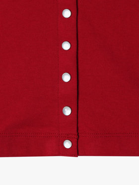 ENFANT ベビー ベビー コットン 長袖 カーディガンプレッション レッド