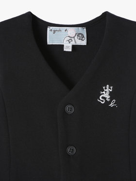 ENFANT ベビー ベビー ジレ ブラック