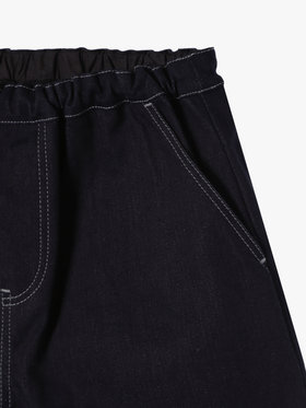 ENFANT ユニセックス キッズ デニムバミューダパンツ ネイビー