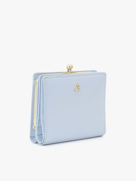 VOYAGE ウィメンズ バッグ＆ウォレット ガラスレザー 二つ折り ウォレット ”Gloria” XAW05-01 ブルー