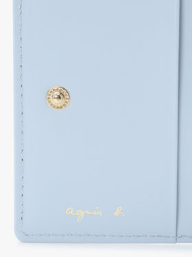 VOYAGE ウィメンズ バッグ＆ウォレット ガラスレザー 二つ折り ウォレット ”Gloria” XAW05-01 ブルー