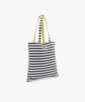 VOYAGE ウィメンズ バッグ＆ウォレット 細ボーダー コットン リバーシブル トートバッグ ZAS11-01 グレー系その他