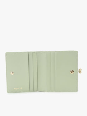 VOYAGE ウィメンズ バッグ＆ウォレット ガラスレザー 二つ折り ウォレット ”Gloria” XAW05-01 グリーン系その他