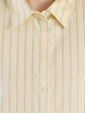 To b. by agnès b. 【Outlet】ドビーストライプシャツドレス イエロー