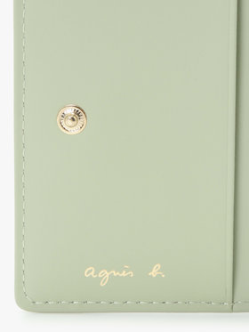 VOYAGE ウィメンズ バッグ＆ウォレット ガラスレザー 二つ折り ウォレット ”Gloria” XAW05-01 グリーン系その他