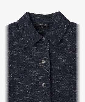 FEMME ウィメンズ 長袖 ジャケット "Mandarin" ブルー系その他