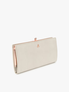 VOYAGE ウィメンズ バッグ＆ウォレット ガラスレザー ロングウォレット ”Gloria” XAW05-02 ベージュ