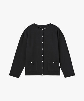 To b. by agnès b. To b. by agnes b.× green label relaxing コットン ビッグカーディガン ブラック