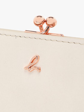 VOYAGE ウィメンズ バッグ＆ウォレット ガラスレザー ロングウォレット ”Gloria” XAW05-02 ベージュ