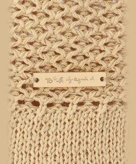 To b. by agnès b. クロシェ ハット ホワイト