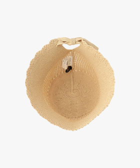 To b. by agnès b. クロシェ ハット ホワイト