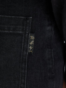 To b. by agnès b. ブラック デニム ストレートパンツ ブラック