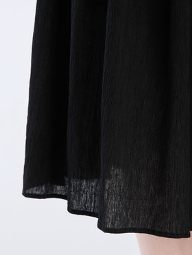 To b. by agnès b. 【Outlet】コットンクレープスカート ブラック