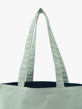 VOYAGE ウィメンズ バッグ＆ウォレット ロゴ コットン リバーシブル トートバッグ "Paulette" YAS18-01 ライトグリーン