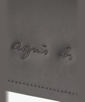 VOYAGE メンズ バッグ＆ウォレット レザー ミディアム ショルダーバッグ "Peter" PAH02Z-12 グレー