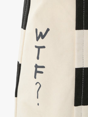 HOMME メンズ agnes b. x NH ボーダートートバッグ ブラック