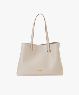 VOYAGE ウィメンズ バッグ＆ウォレット レザー ラージ トートバッグ "Chrisrelle" ABS01-03 ベージュ