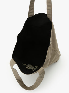 VOYAGE ウィメンズ バッグ＆ウォレット ロゴ コットン リバーシブル トートバッグ "Paulette" YAS18-01 グレー系その他