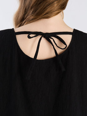 To b. by agnès b. 【Outlet】コットンクレープドレス ブラック