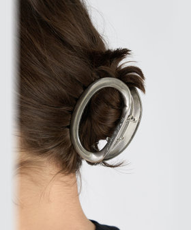 To b. by agnès b. To b. by agnes b.× green label relaxing ロゴ サークルヘアクリップ シルバー