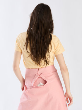 To b. by agnès b. 【Outlet】ミニロゴカラーTシャツ オレンジ系その他