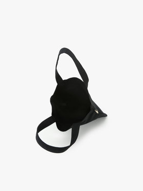 VOYAGE ウィメンズ バッグ＆ウォレット ロゴ コットン ハンドバッグ ”Paulette” YAS18-02 ブラック