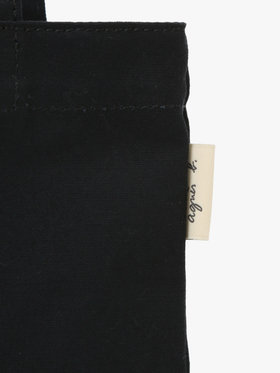 VOYAGE ウィメンズ バッグ＆ウォレット ロゴ コットン ハンドバッグ ”Paulette” YAS18-02 ブラック