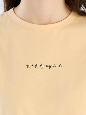 To b. by agnès b. 【Outlet】ミニロゴカラーTシャツ オレンジ系その他