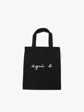 VOYAGE ウィメンズ バッグ＆ウォレット ロゴ コットン ハンドバッグ ”Paulette” YAS18-02 ブラック