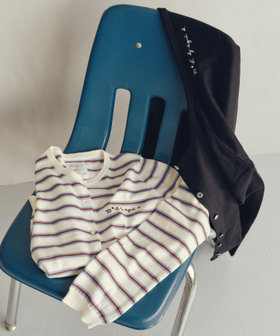 To b. by agnès b. To b. by agnes b.× green label relaxing コットン ビッグカーディガン ブラック