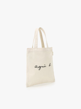 VOYAGE ウィメンズ バッグ＆ウォレット ロゴ コットン ハンドバッグ ”Paulette” YAS18-02 ホワイト