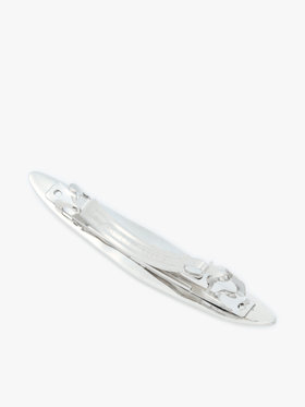 To b. by agnès b. マルチカラー ストーン バレッタ シルバー