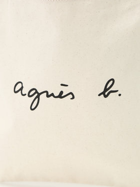 VOYAGE ウィメンズ バッグ＆ウォレット ロゴ コットン ハンドバッグ ”Paulette” YAS18-02 ホワイト