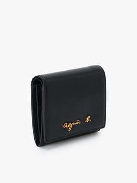 VOYAGE ウィメンズ バッグ＆ウォレット レザー 二つ折り ウォレット ”City” ZAW07-01 ブラック