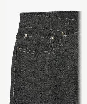 HOMME メンズ メンズ セルビッジデニムパンツ "#2 Regular" ブラック
