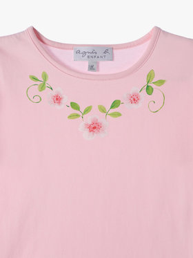 ENFANT ガールズ SFC1 E TS キッズ Tシャツ ピンク