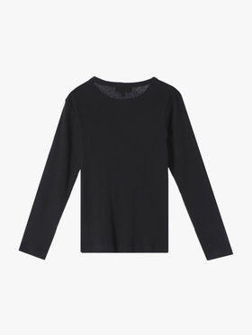 ENFANT ユニセックス 【Outlet】JFD8 E TS キッズ ヘンリーネックTシャツ ブラック