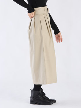To b. by agnès b. 【Outlet】ツイルトレンチスカート ベージュ