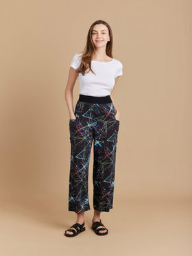 FEMME ウィメンズ 【Outlet】IDM2PANTALON パンツ ブルー系その他