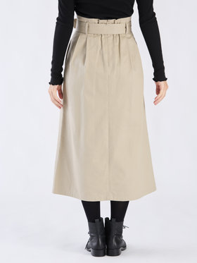 To b. by agnès b. 【Outlet】ツイルトレンチスカート ベージュ
