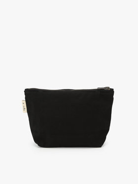 VOYAGE ウィメンズ バッグ＆ウォレット ロゴプリント コットン ポーチ ”Paulette” YAS18-03 ブラック