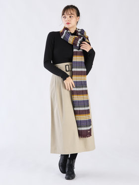 To b. by agnès b. 【Outlet】ツイルトレンチスカート ベージュ