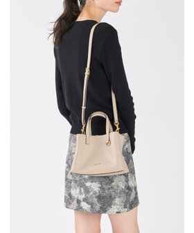 VOYAGE ウィメンズ バッグ＆ウォレット レザー 2way スモール トートバッグ "Christelle" ABS01-02 ベージュ